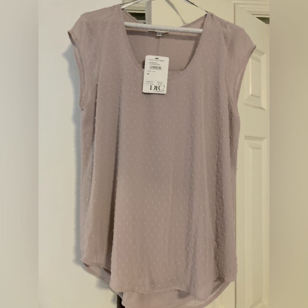 Daniell Rain DR2 new with tags taupe blouse size medium